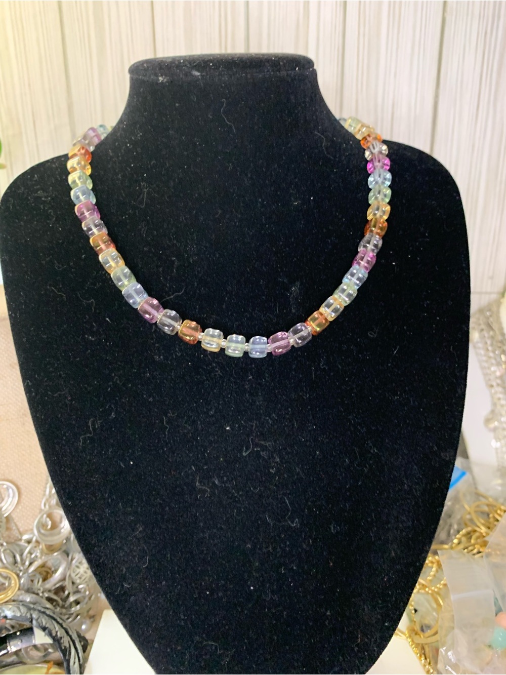 Handcrafted Multicolor Glass Bead Necklace - Women Jewelry